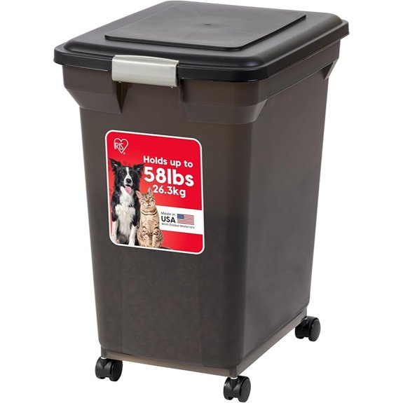 IRIS USA 58 lb Airtight Pet Food Storage Container