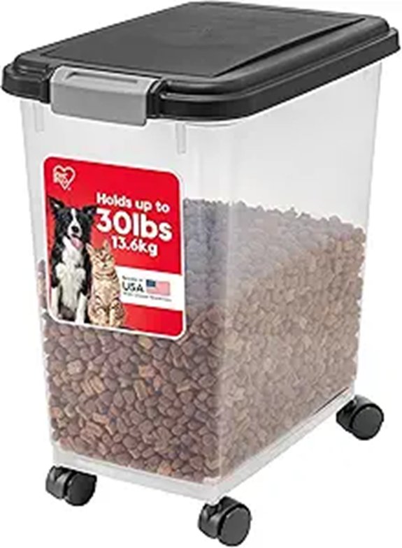 IRIS USA 30 lb Airtight Pet Food Storage Container