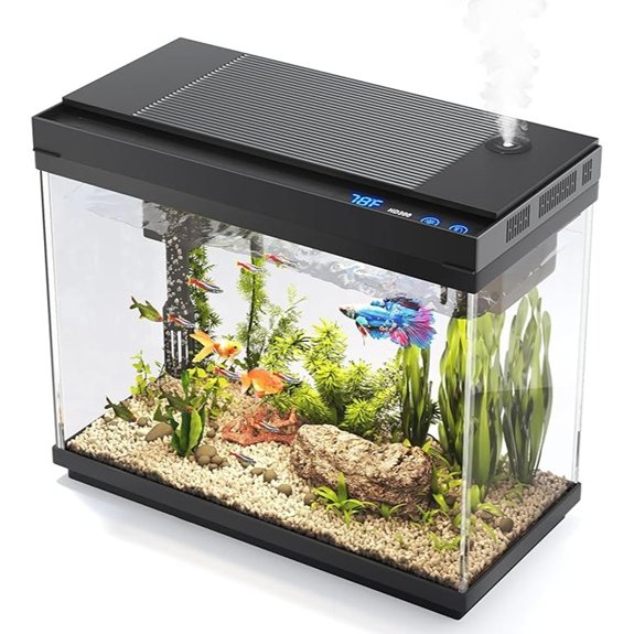 2.4 Gallon Fish Tank Starter Kit with Humidifier