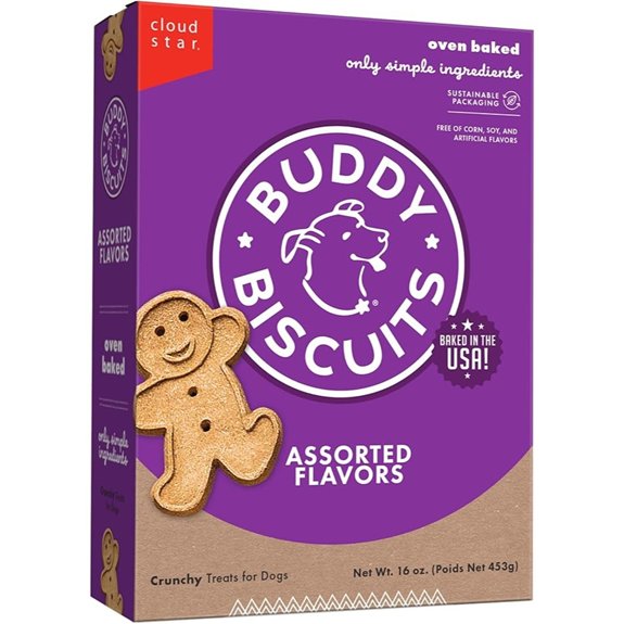 Buddy Biscuits Crunchy Dog Treats Assorted Flavors