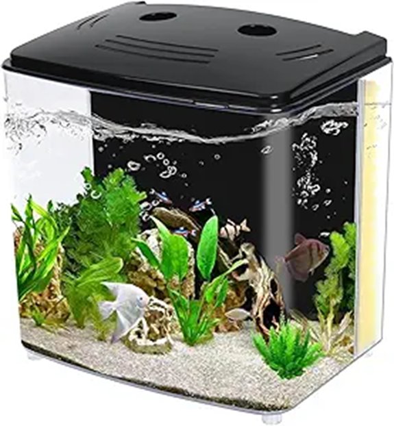 AQUANEAT 1.2 Gallon Betta Fish Tank Starter Kit