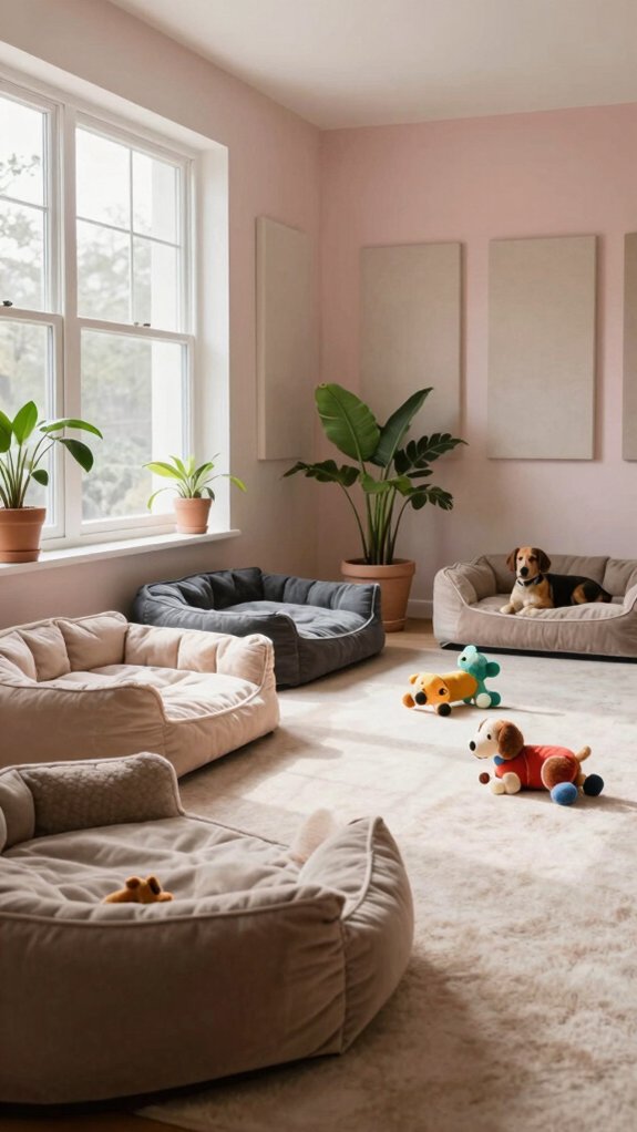 calm retreat for dogs