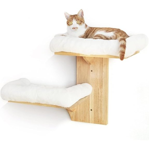 FUKUMARU Cat Wall Shelves Tree-Shaped Floating Perches