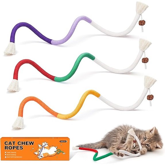Potaroma Catnip Chew Rope Toys (3-Pack 19.5)