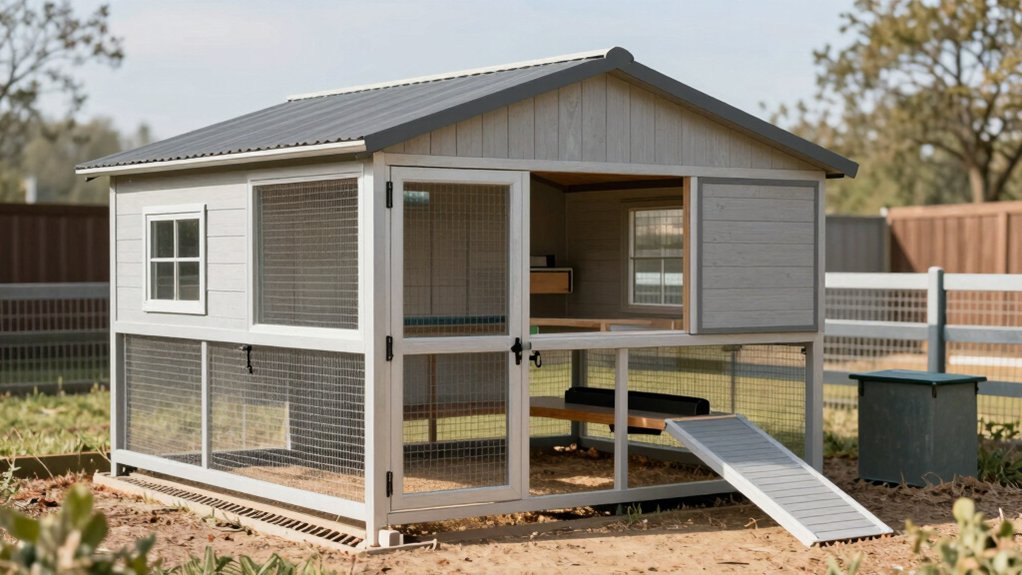 choosing a spacious secure coop