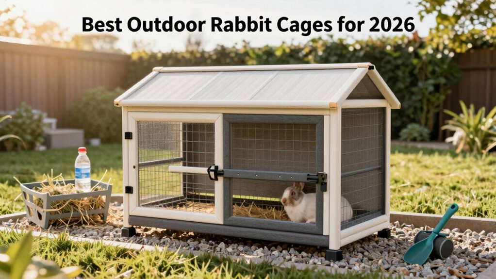 choosing outdoor rabbit cages