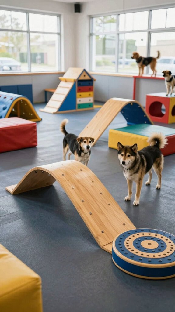 climbing enhances dog fitness