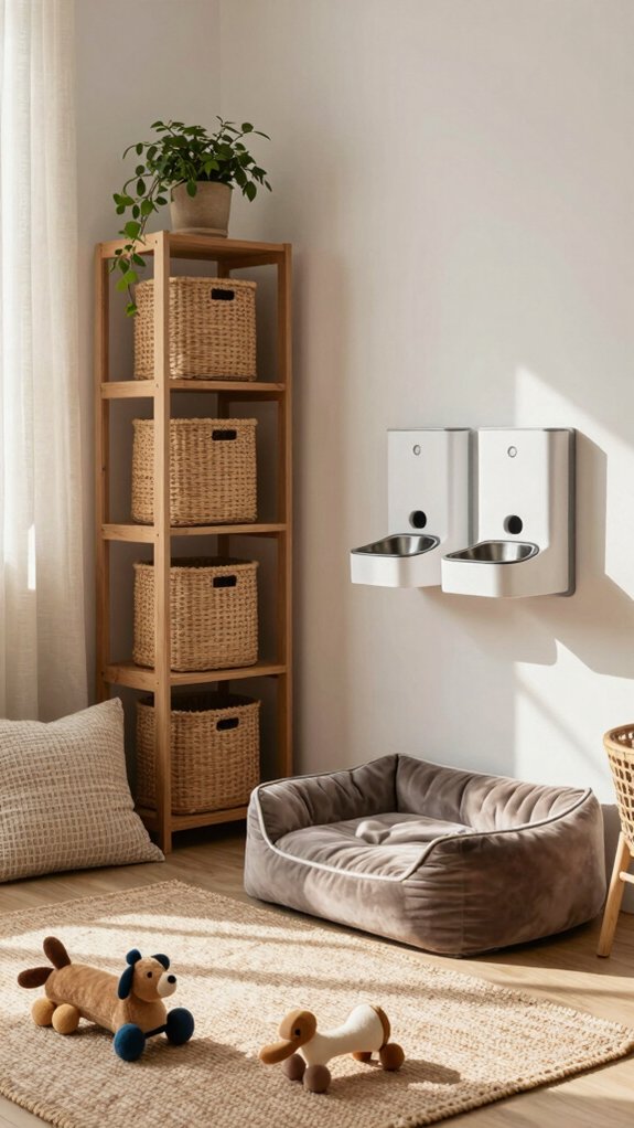 cohesive aesthetic pet decor
