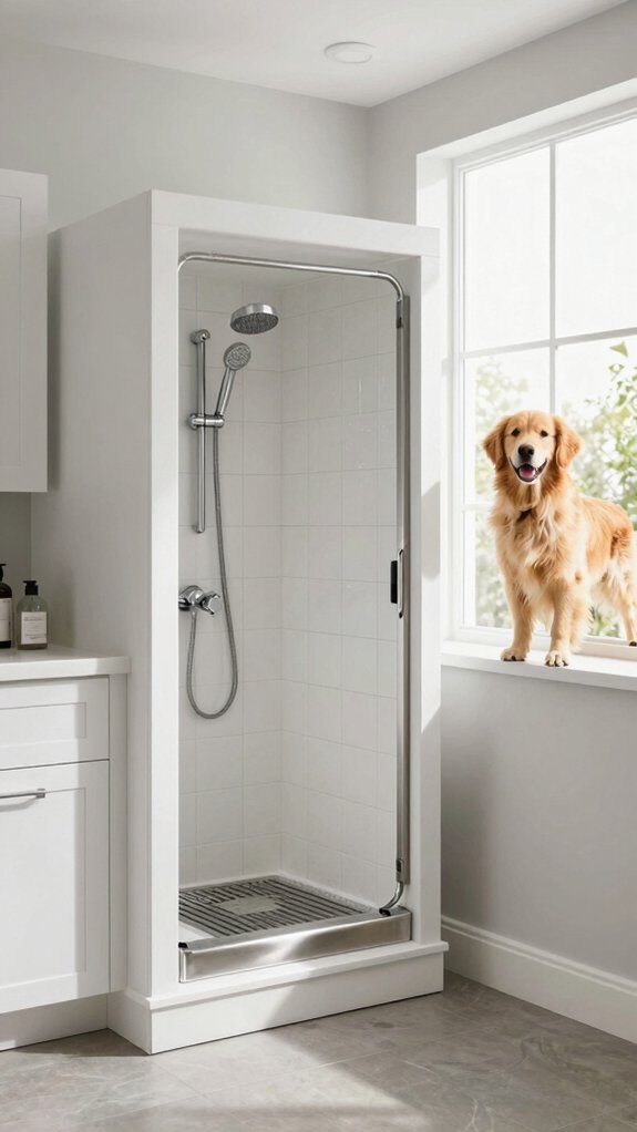 custom dog wash station
