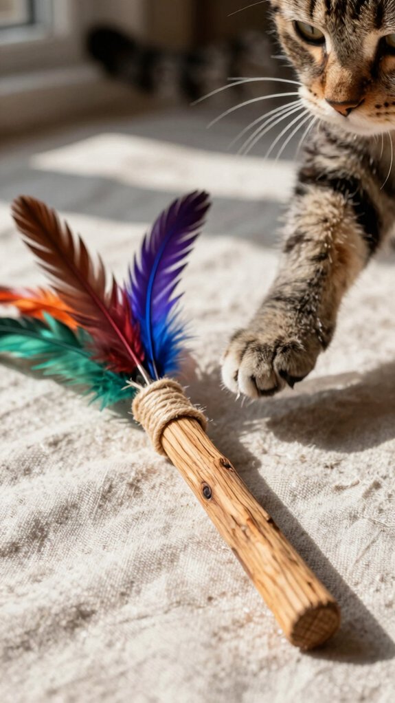 diy wooden teaser toy