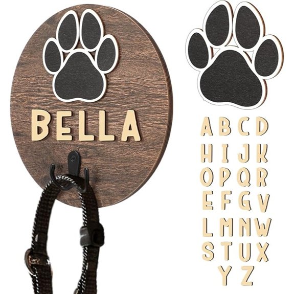 Kathfly Wall-Mounted Dog Leash & Collar Hook
