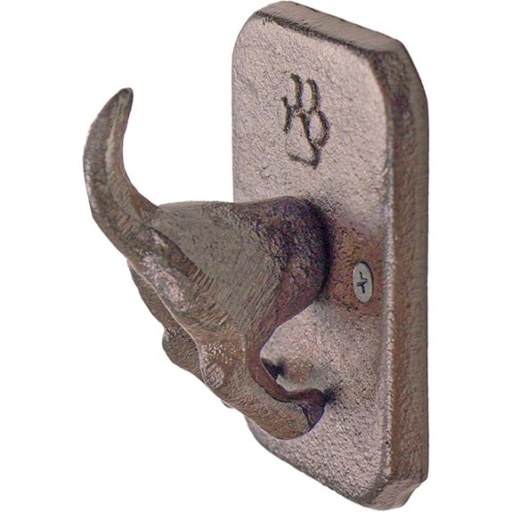 Cast Iron Dog Leash Wall Hook Organizer