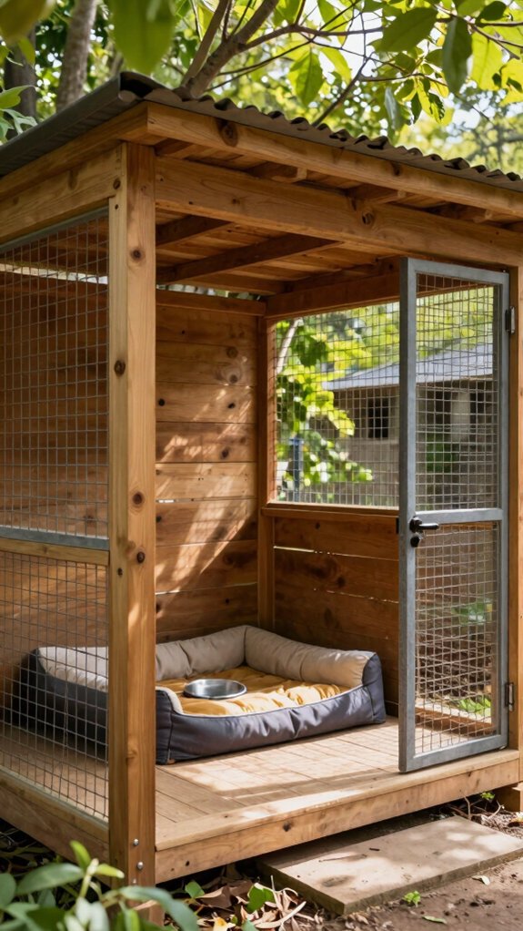 durable ventilated dog shelter