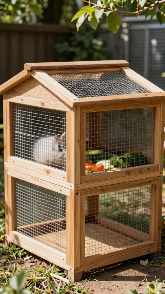15 Outdoor Rabbit Hutch Ideas for Safe and Comfortable Living - Pawtangle