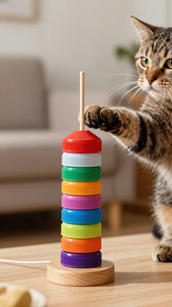 engaging diy cat toy
