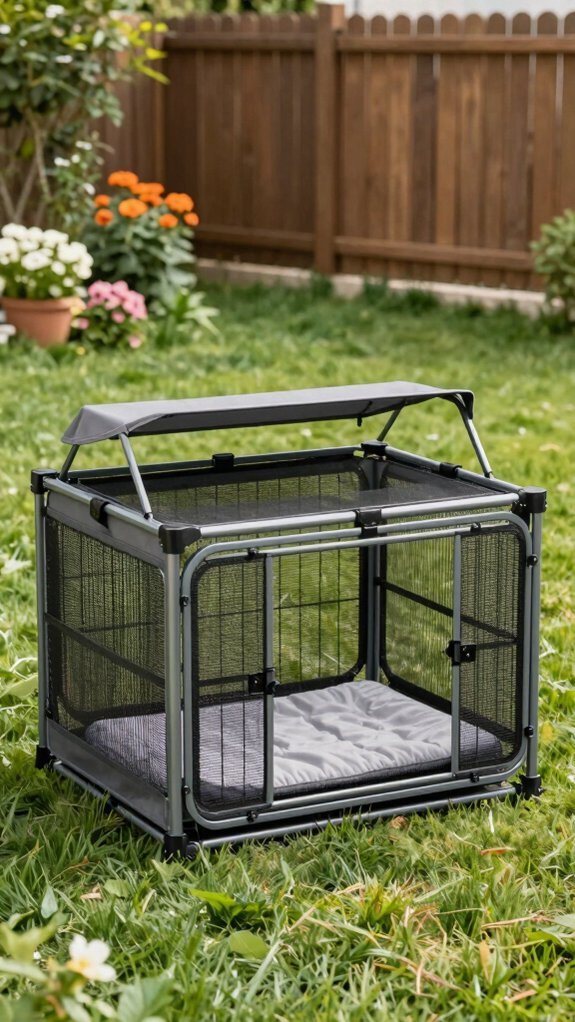 flexible weather resistant dog enclosure