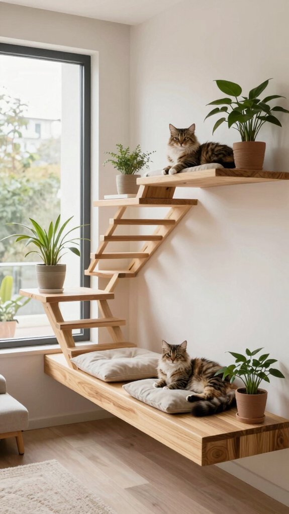 floating walkway for cats