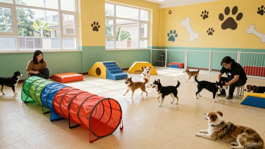 fun and safe dog daycare