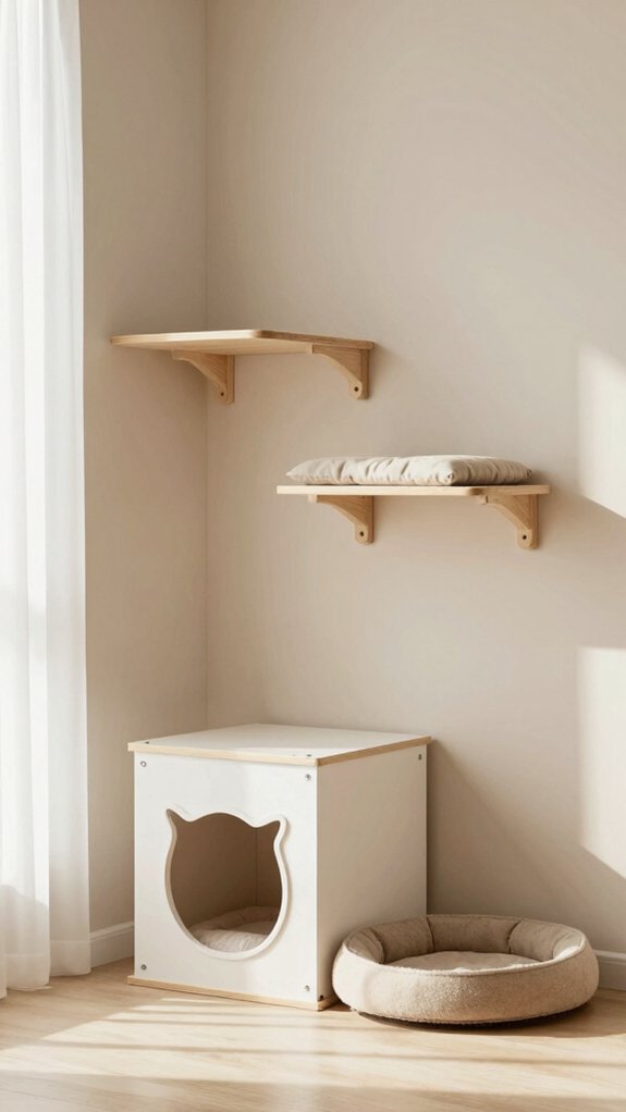 functional minimalist cat furniture