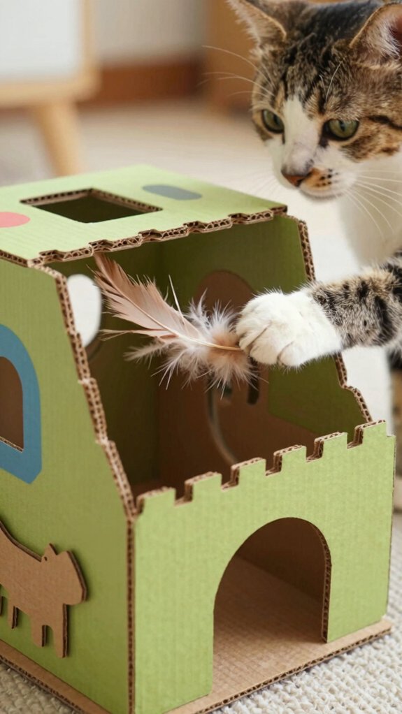 interactive cardboard puzzle game