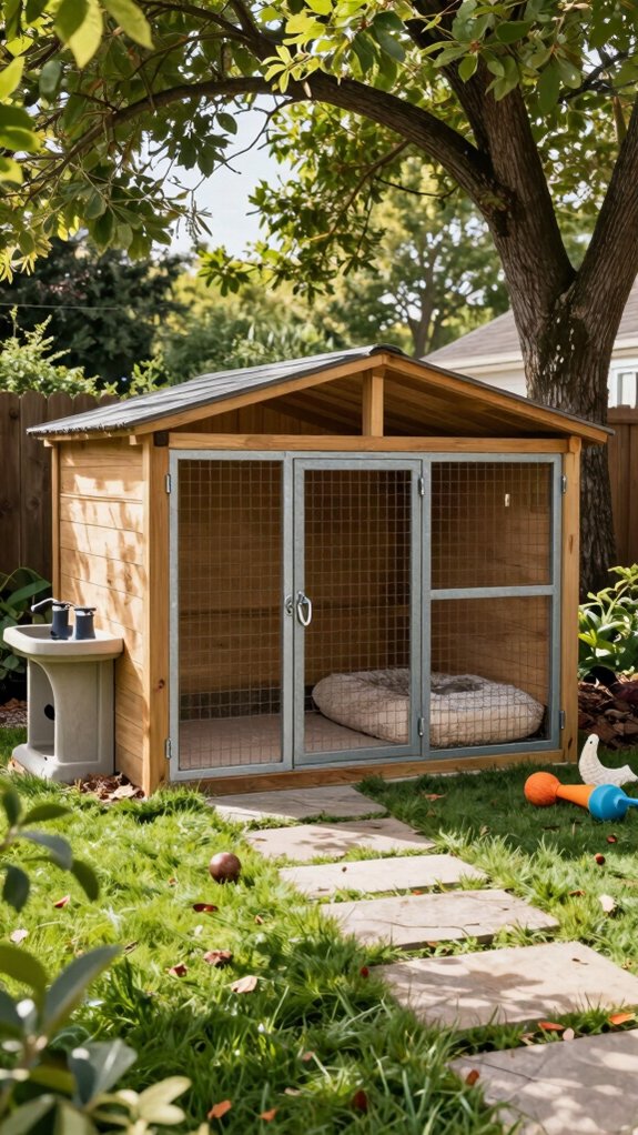 large breed kennel design