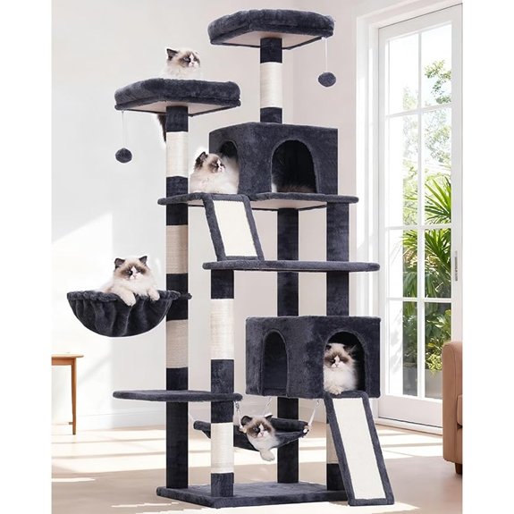 71 Multi-Level Cat Tree Tower for Large Cats