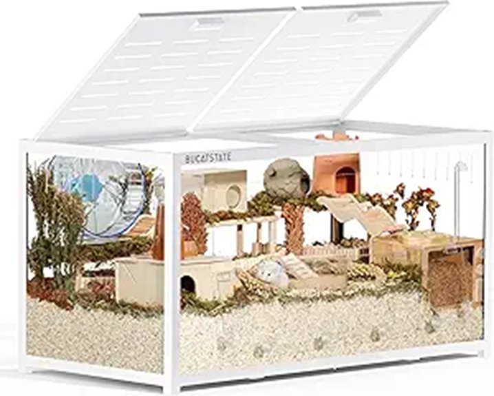 BUCATSTATE Large Metal Hamster & Dwarf Mouse Cage