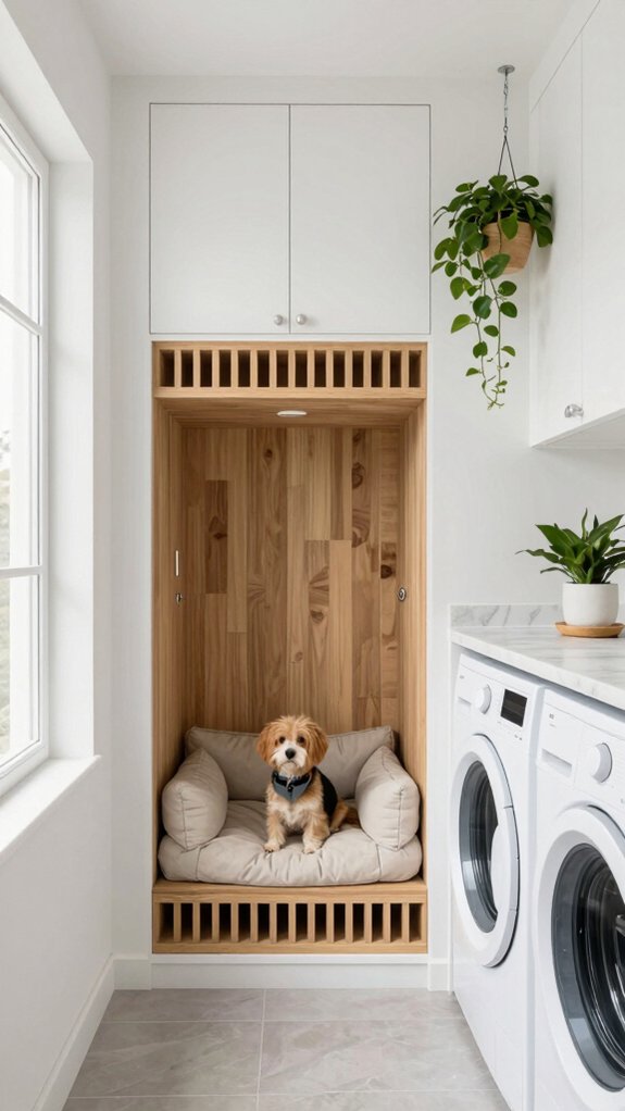 laundry room pet sanctuary