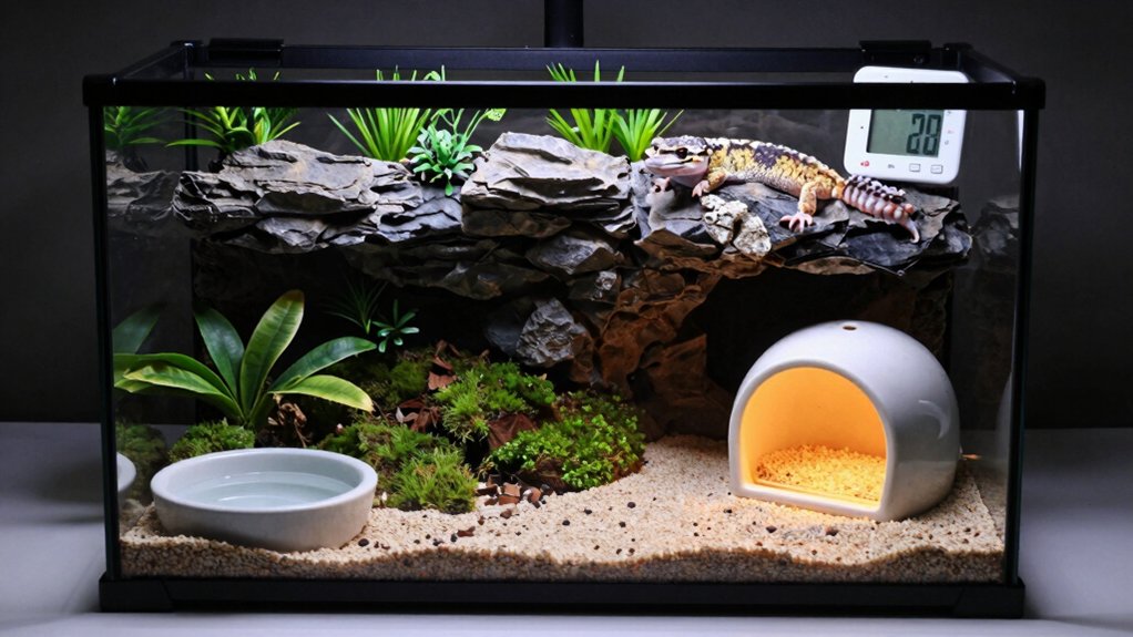 leopard gecko habitat essentials