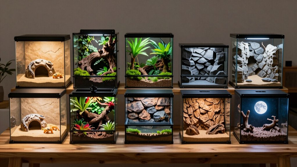 leopard gecko terrarium designs