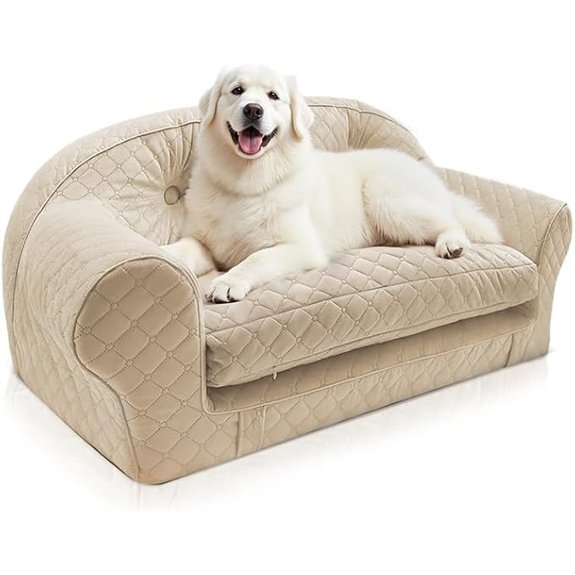Luxury Dog Sofa Bed with Removable Cover