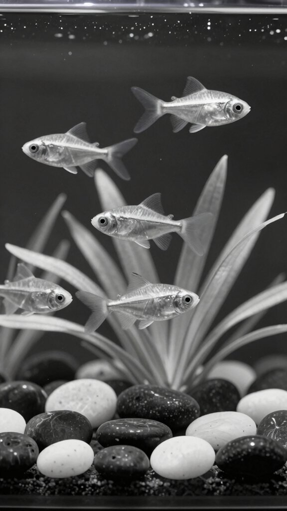 monochrome aquarium design essentials
