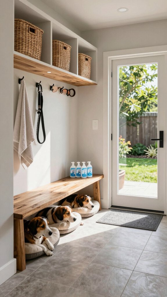 mud room for dogs