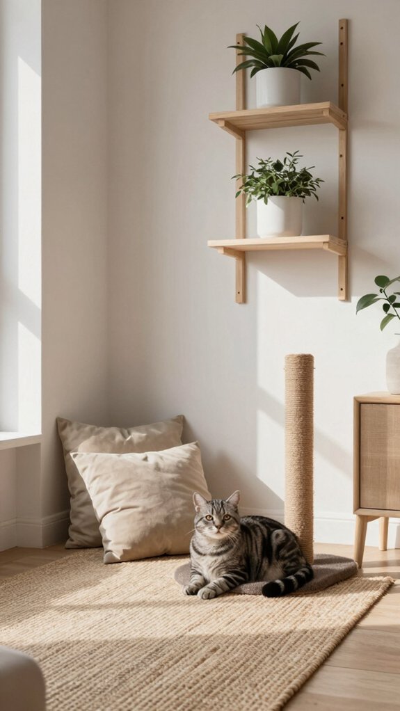 neutral cat decor essentials
