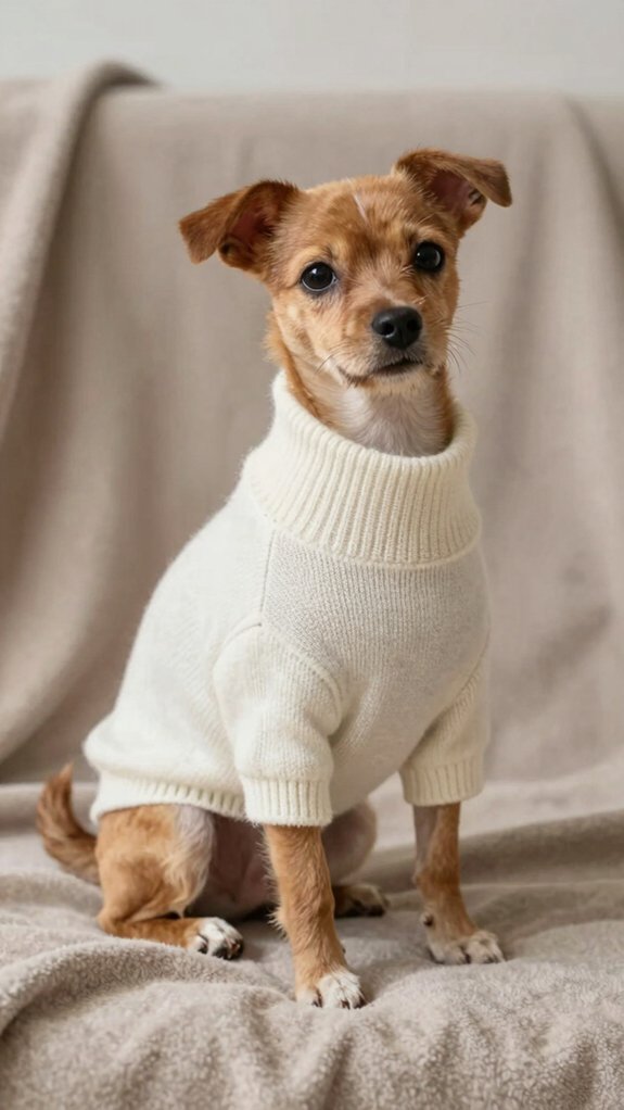 no seam knit dog sweater