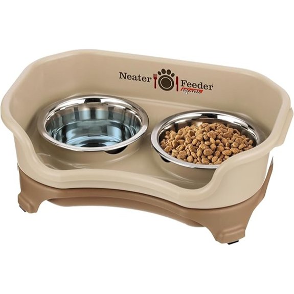 Neater Feeder Express No-Spill Elevated Stainless Cat Bowls