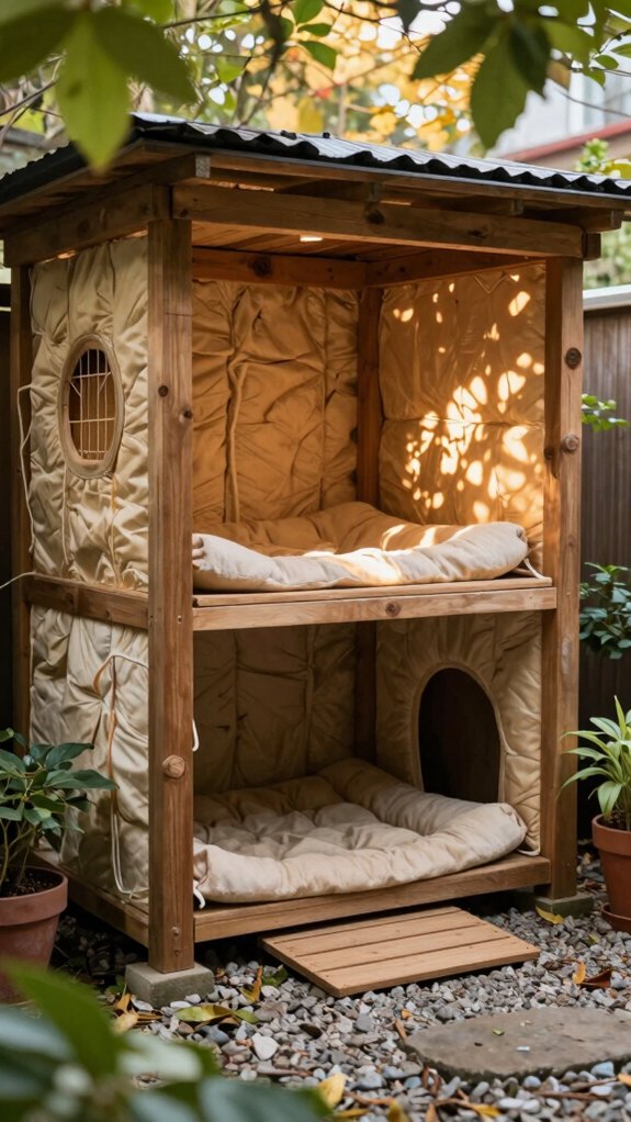 outdoor cat shelter maintenance