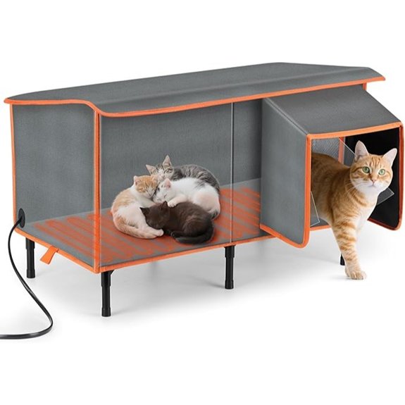 SIWA MARY Heated Weatherproof Outdoor Cat House