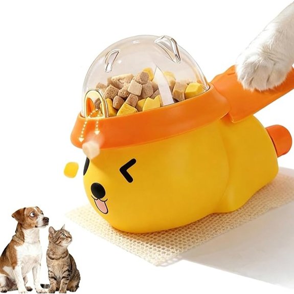 Interactive Dog & Cat Treat Dispenser Slow Feeder