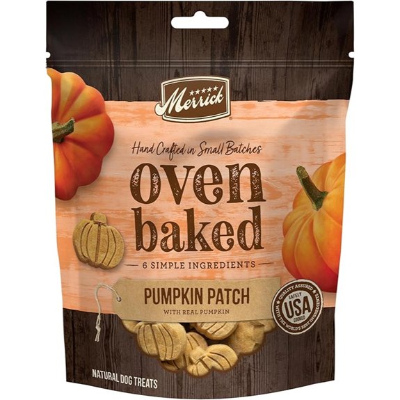 Merrick Pumpkin Oven-Baked Crunchy Dog Treats (11 oz)