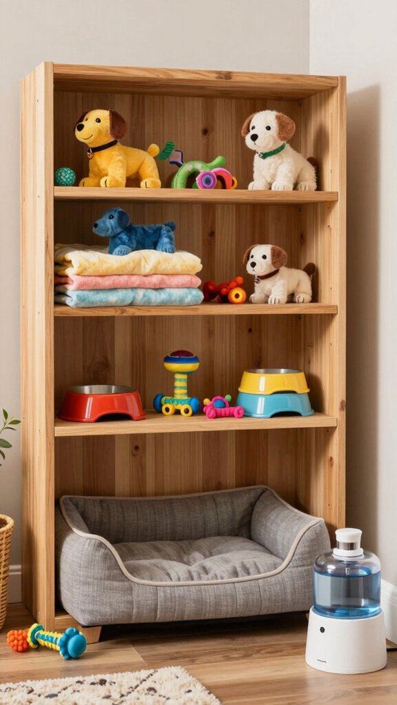 puppy supply organization essentials