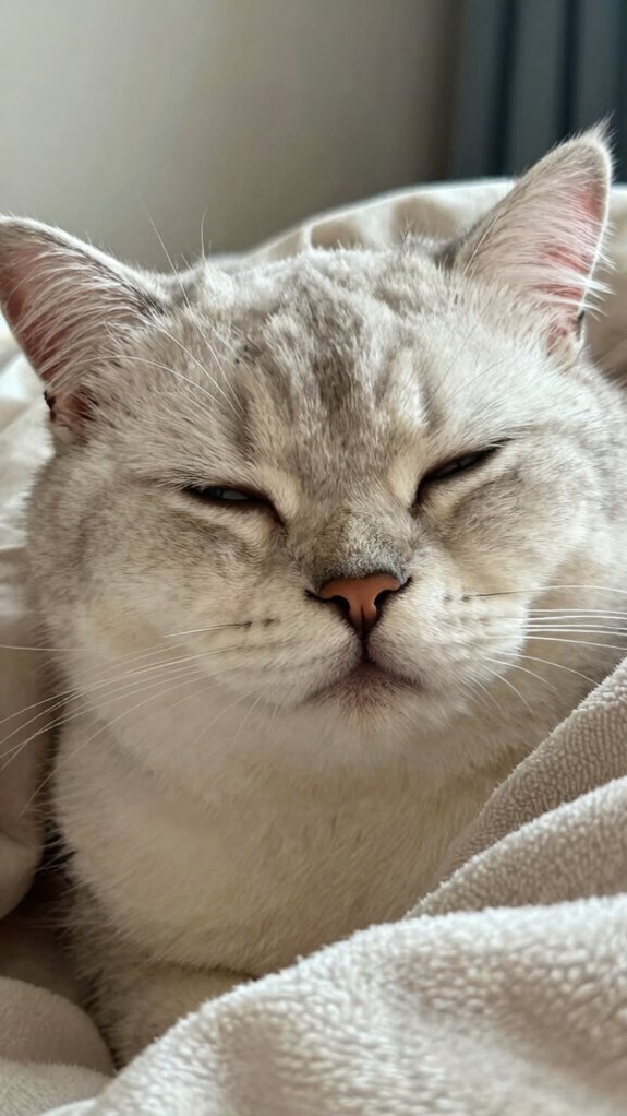 purring promotes healing and relaxation