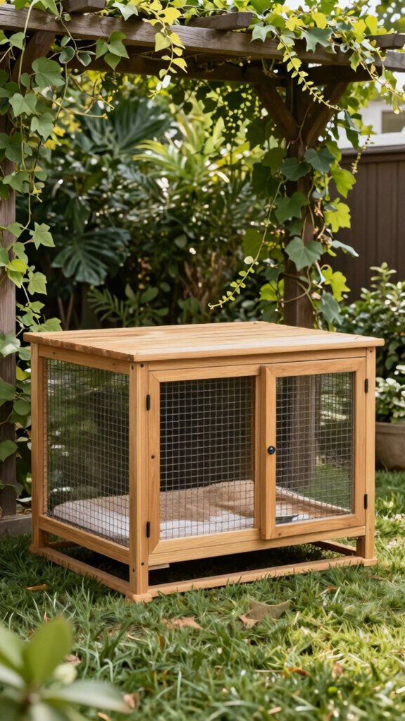raised floor kennel benefits
