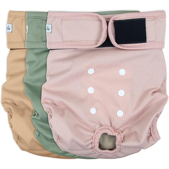 Washable Reusable Female Dog Diapers with Snaps