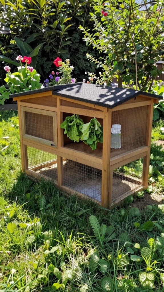 safe rabbit hutch design