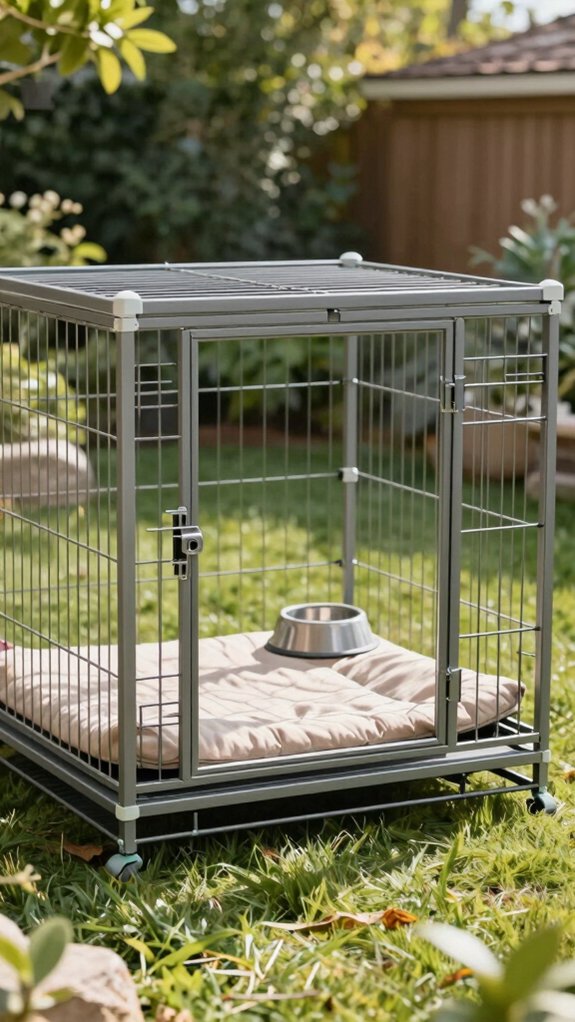 secure outdoor dog containment