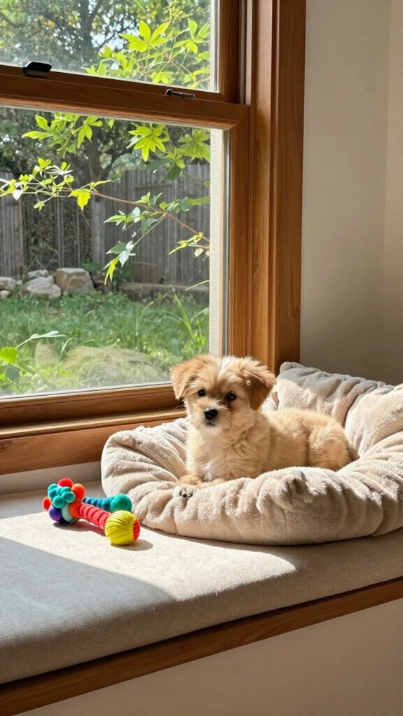 secure puppy window perch