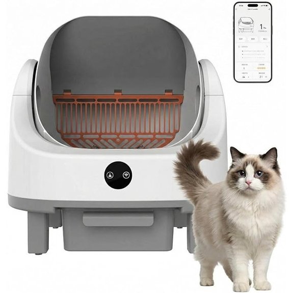 GarveeLife Self-Cleaning Open-Top Automatic Litter Box