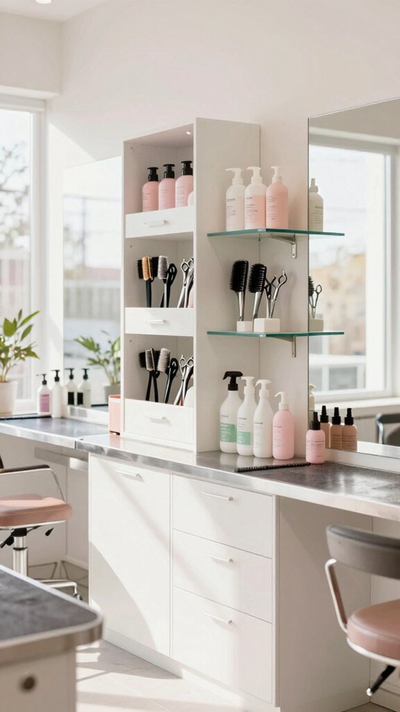 smart storage for grooming
