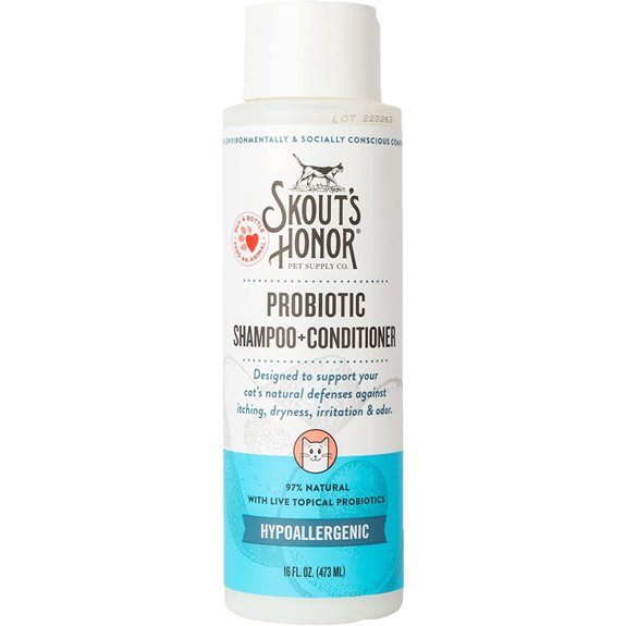 Skout's Honor Unscented Probiotic Cat Shampoo